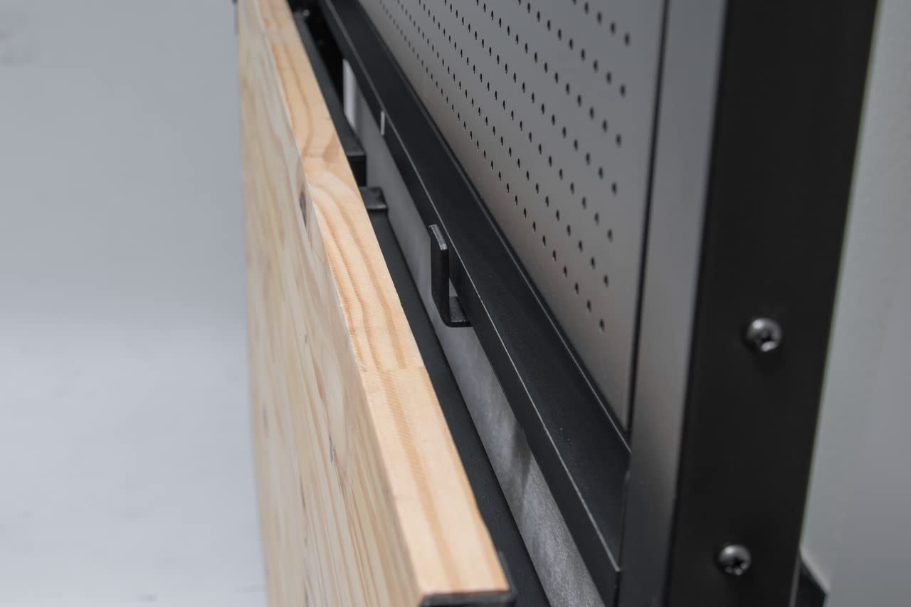 hemmdal-werkbank-klappbar-lochr-ckwand-150kg-stahl image 8