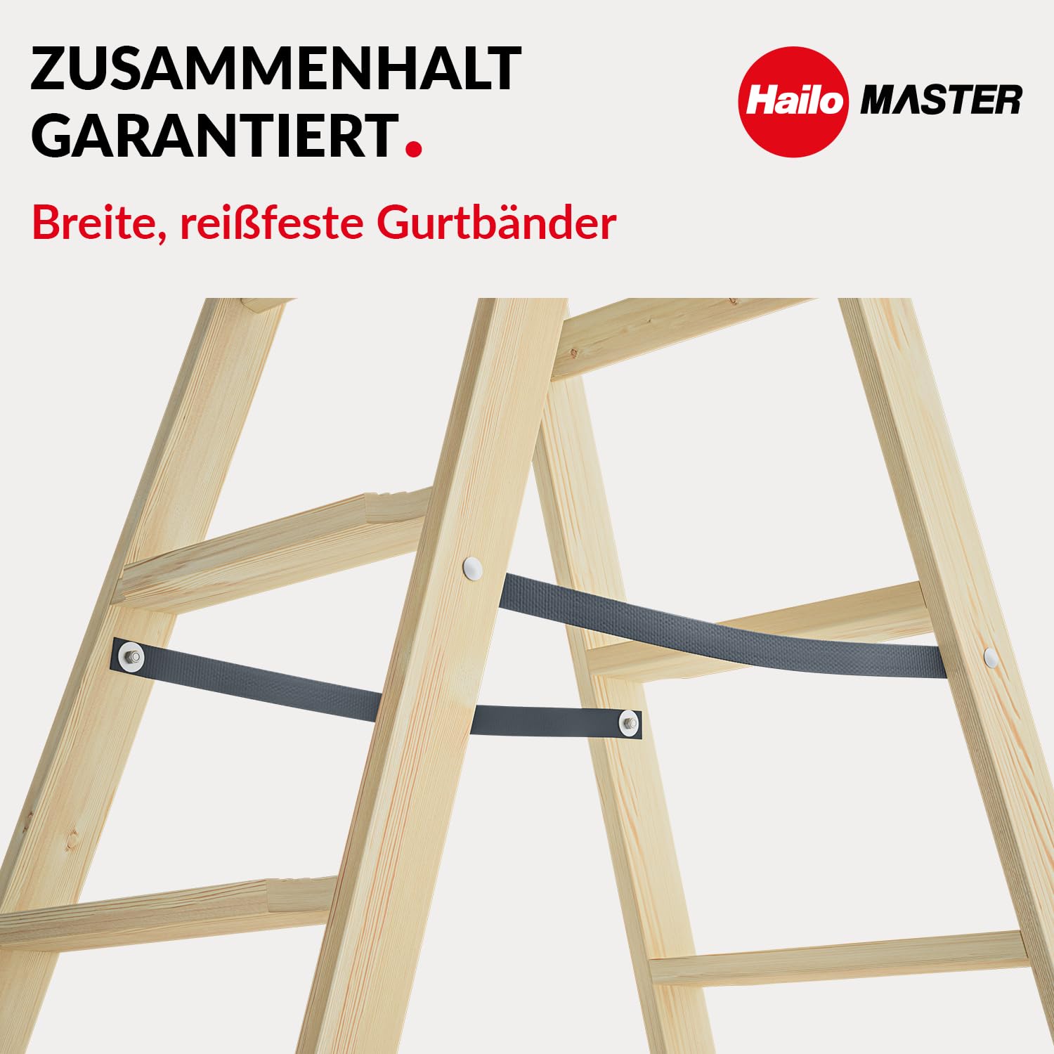 hailo-master-h80-holzleiter-2x5-stufen-mit-tasche-150-kg image 6