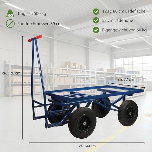 trutzholm-plattformwagen-xxl-500-kg-120x80-cm-mit-bremse image 8