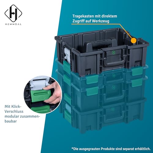 hemmdal-werkzeugtragekasten-unbest-ckt-transparent-44x35-cm image 8