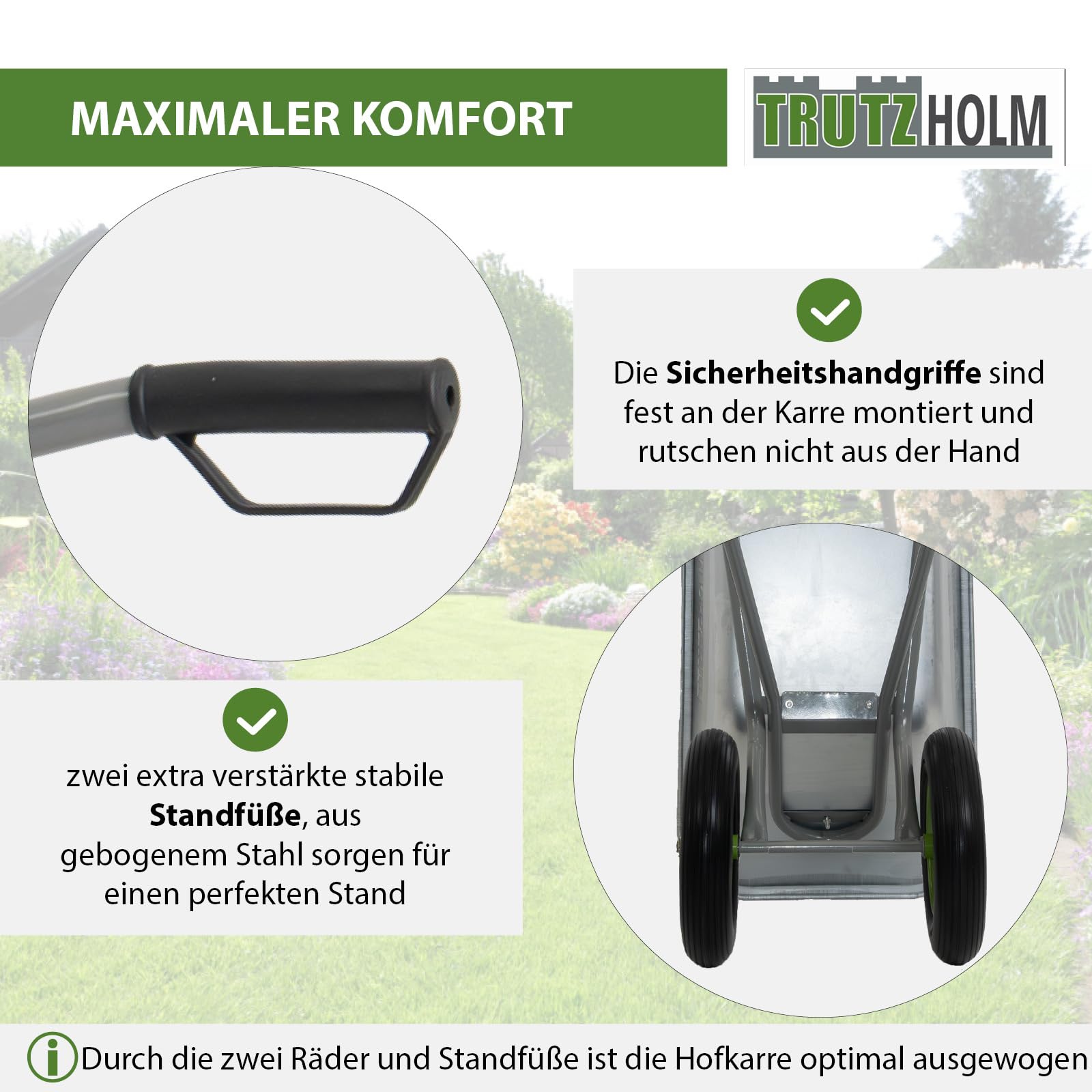 trutzholm-schubkarre-2-rad-110l-150kg-pu-r-der-verzinkt image 6
