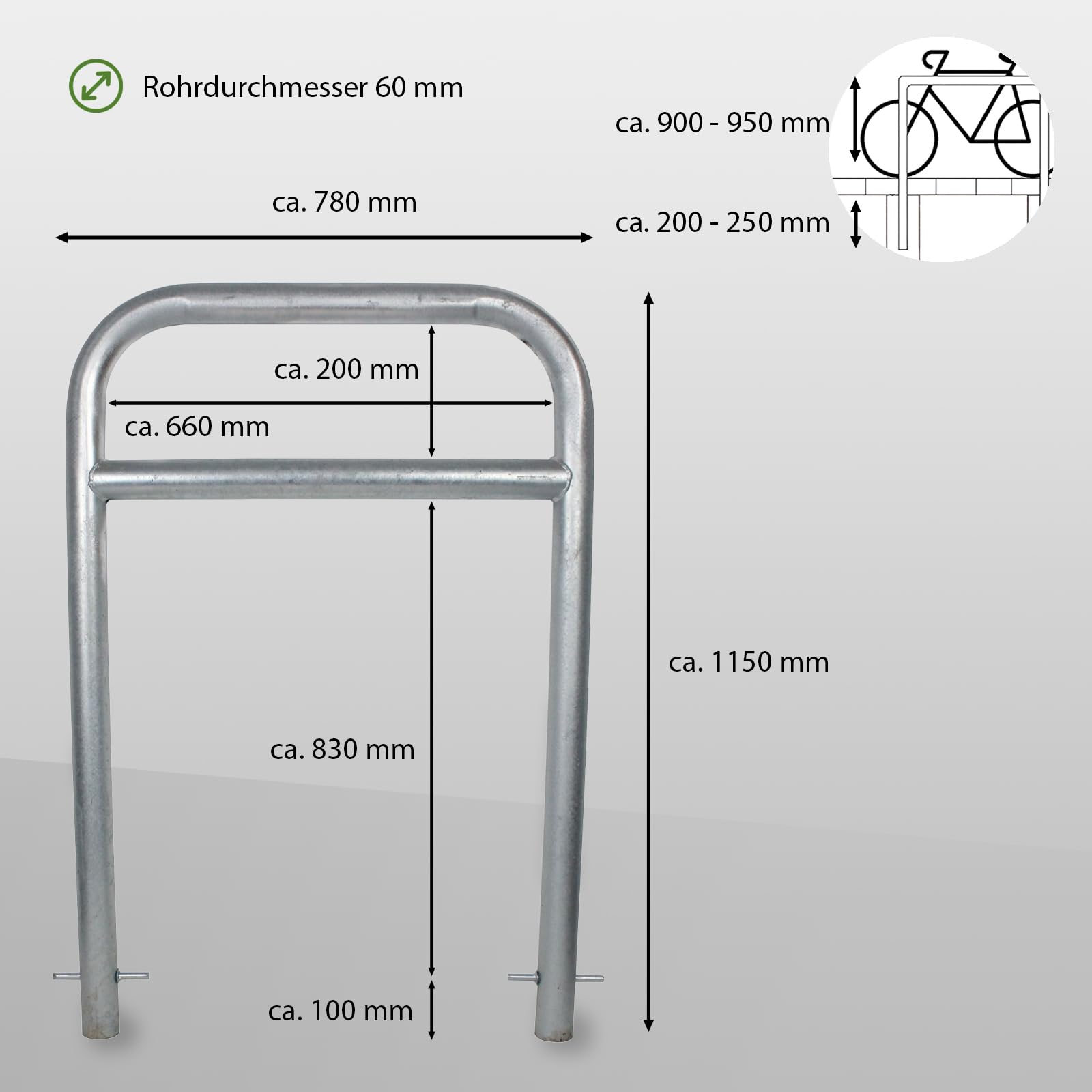 trutzholm-fahrradanlehnb-gel-115x78-cm-verzinkt-einbetonieren image 3