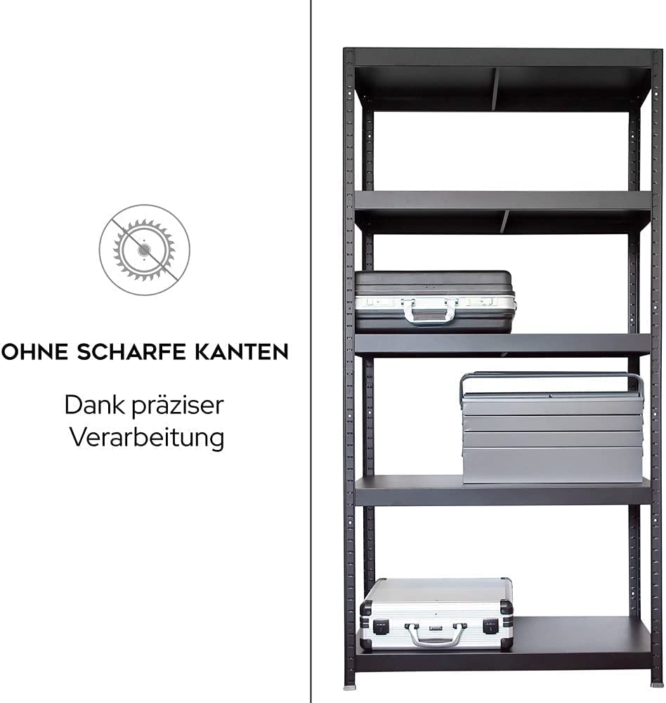 hemmdal-schwerlastregal-180x90x40-cm-schwarz-650-kg image 4
