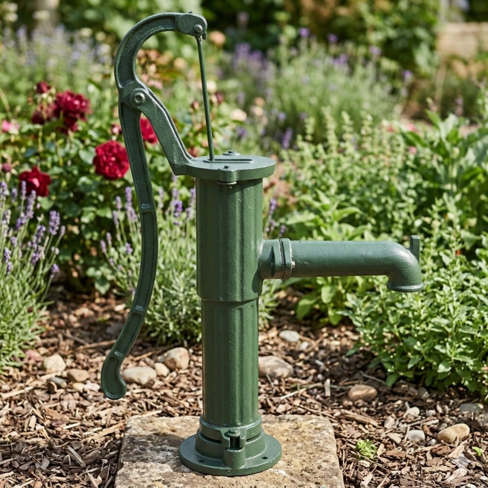 trutzholm-wasser-im-garten-schwengelpumpe-gusseisen-gr-n image 6