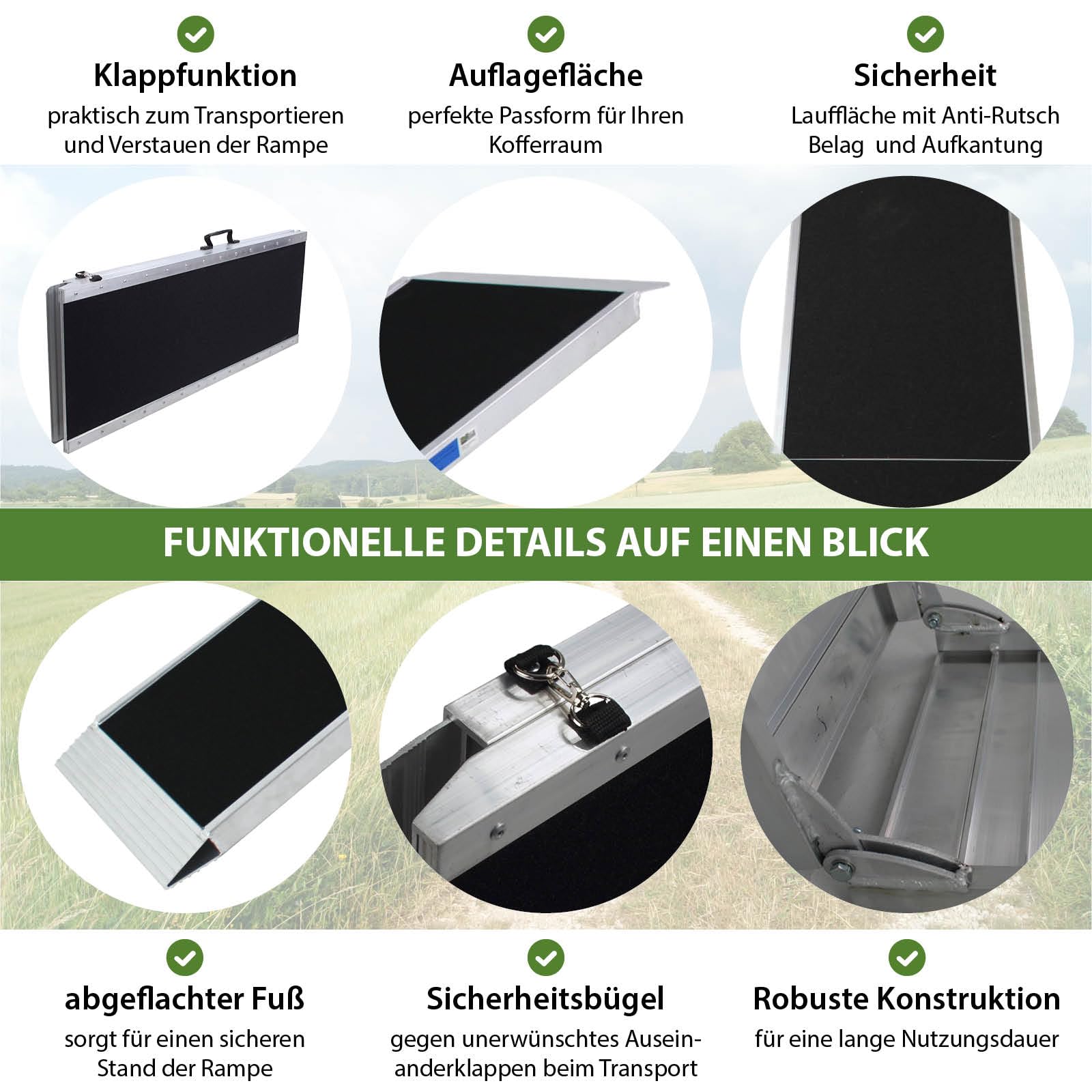 trutzholm-hunderampe-klappbar-183-cm-aluminium-180-kg image 7