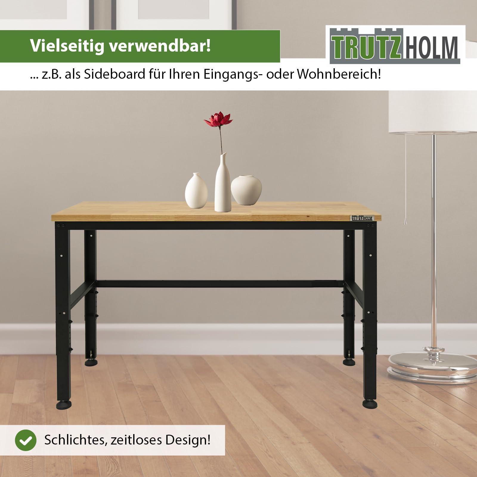 trutzholm-werkbank-werktisch-135x46-holz-300-kg-verstellbar image 6