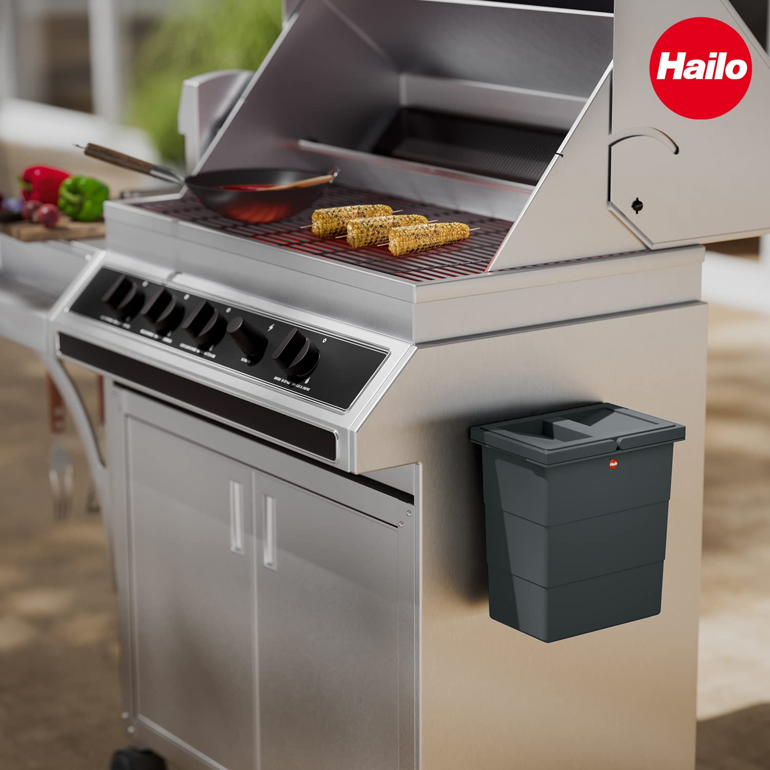 hailo-flexbox-s-m-lleimer-7-liter-mit-deckel-schwarz image 7