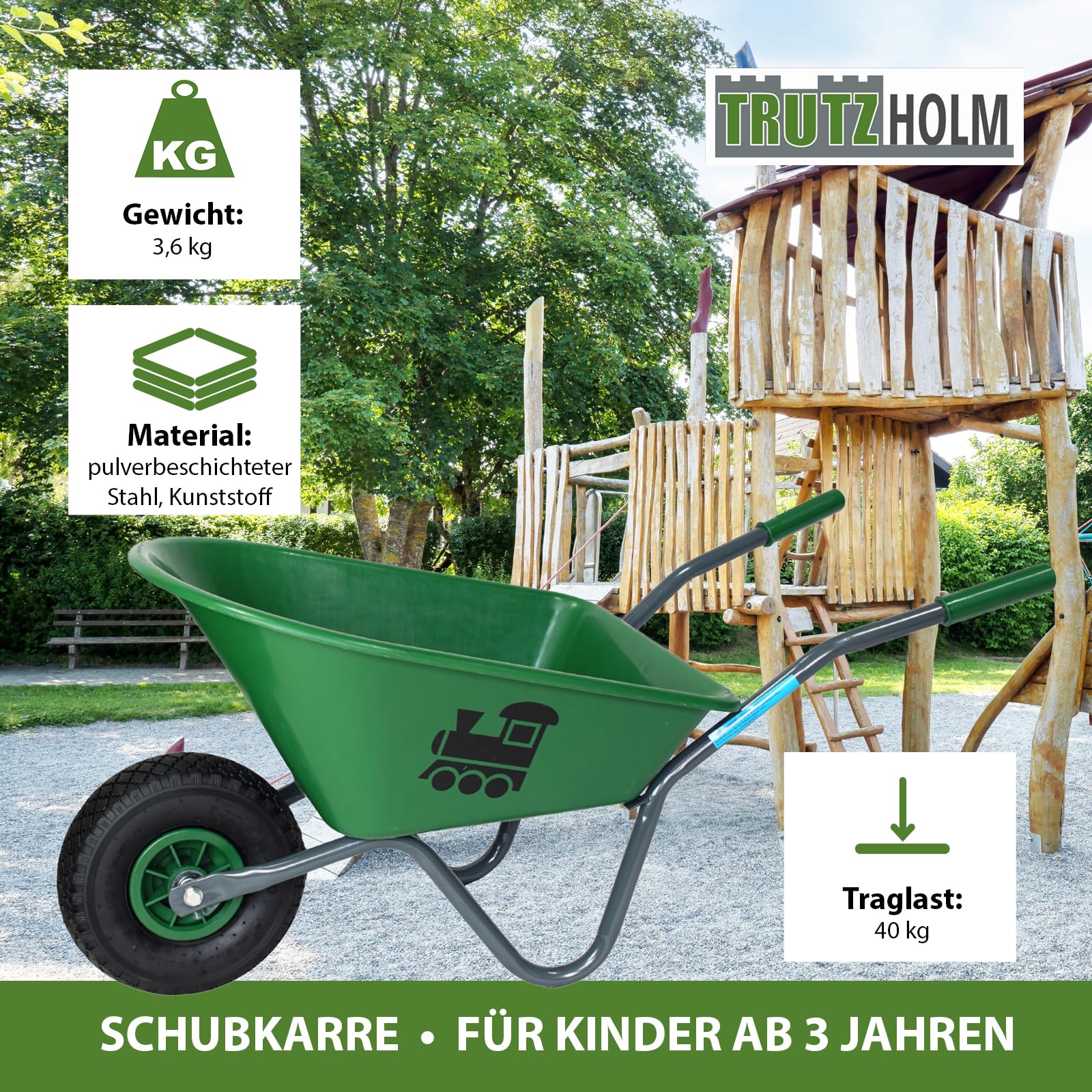 trutzholm-schubkarre-kinderschubkarre-lokomotive-gr-n-40kg image 3