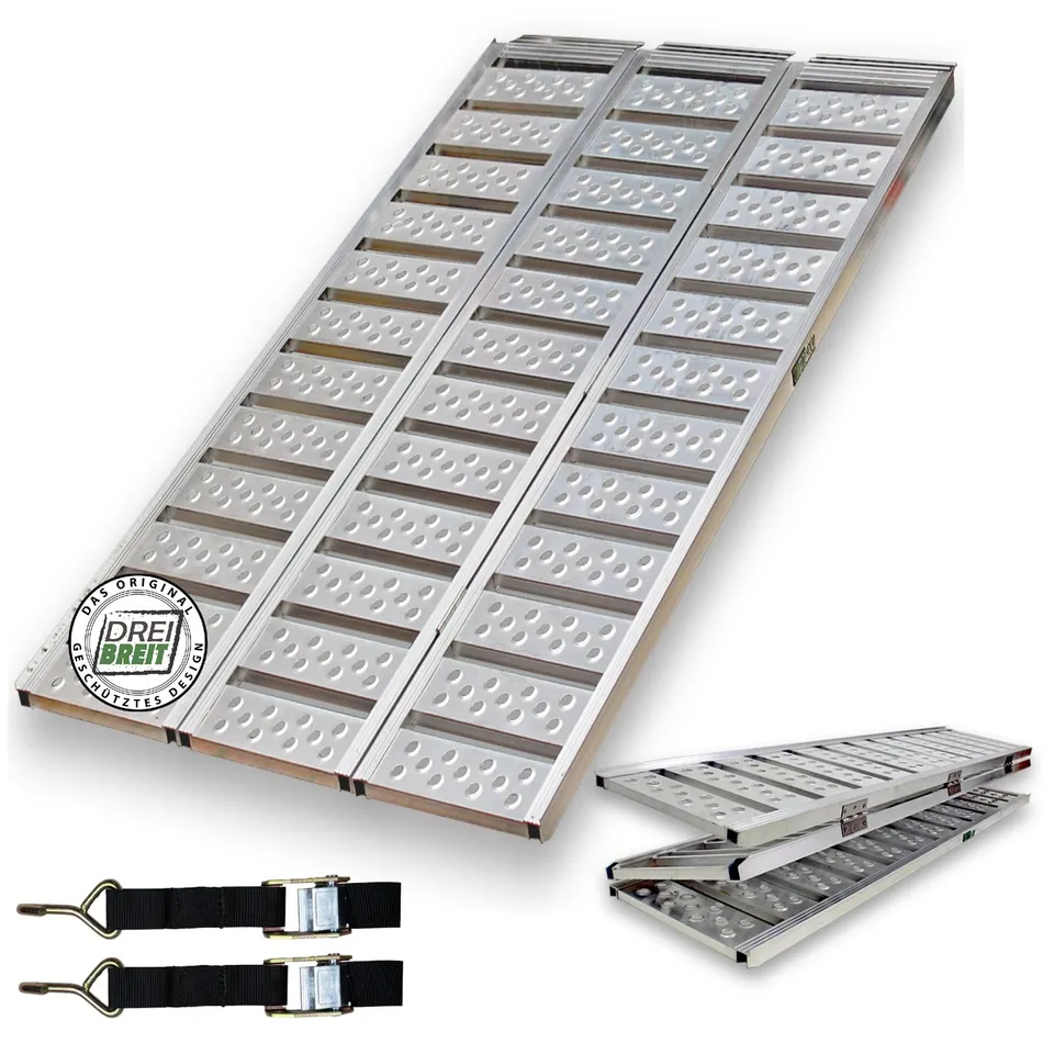 dreibreit-by-trutzholm-auffahrrampe-3-fach-175-cm-alu-grau image 1