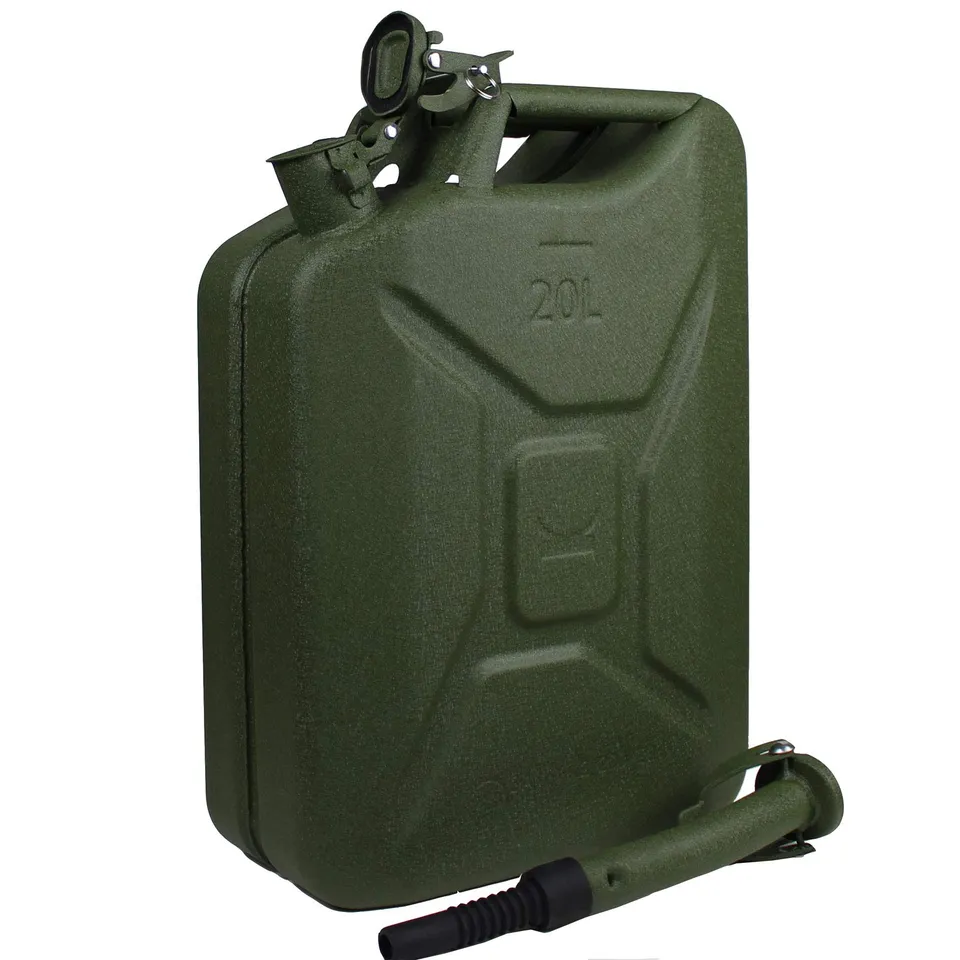 trutzholm-kanister-20-liter-oliv-metall-mit-ausgie-er image 1