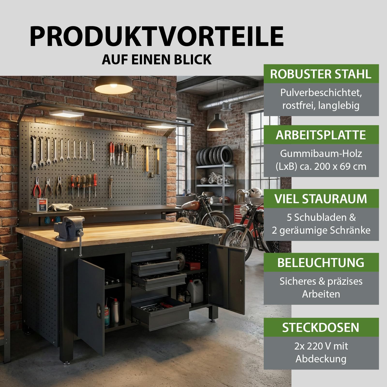 trutzholm-profiline-werkbank-xl-200cm-stahl-echtholz image 8
