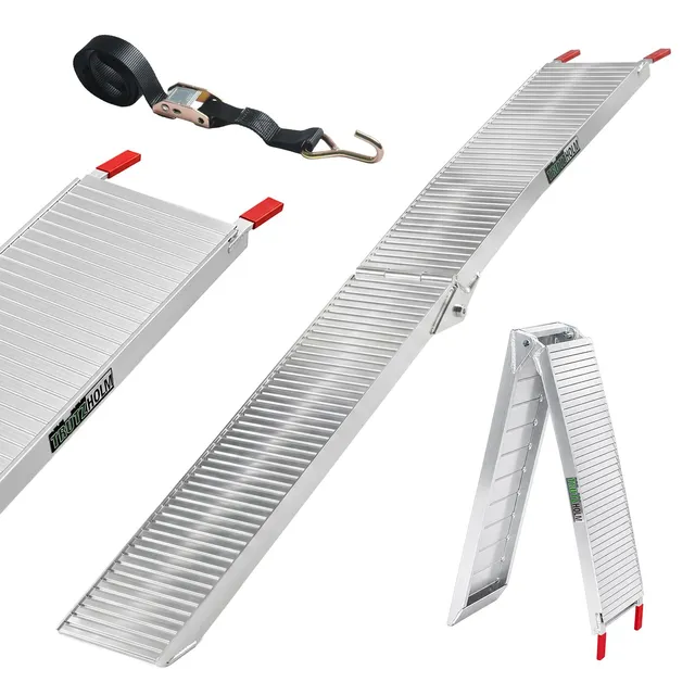 trutzholm-auffahrrampe-205-cm-alu-rampe-klappbar-340-kg-grau image 1