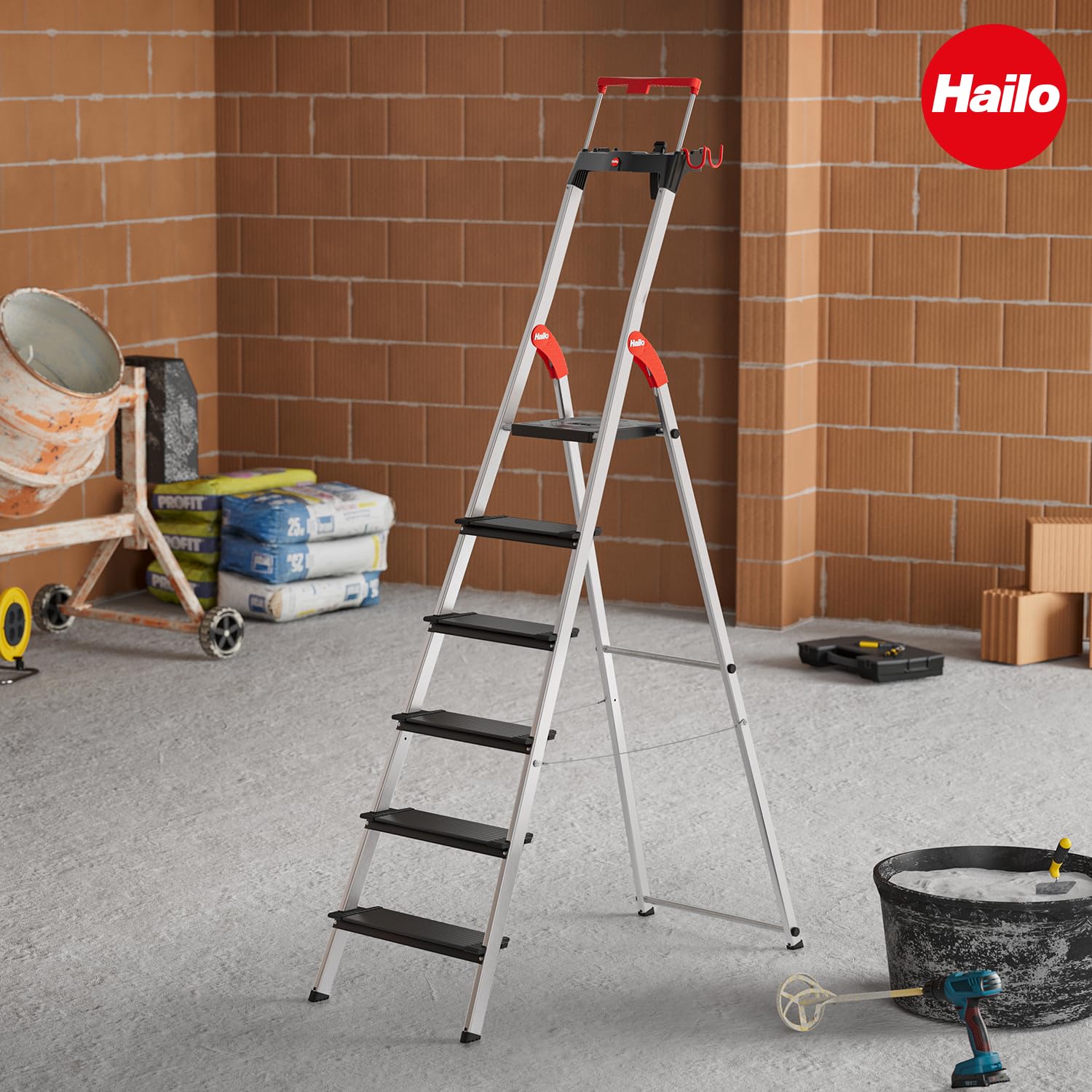 hailo-l100-topline-stehleiter-7-xxl-stufen-halteb-gel image 7