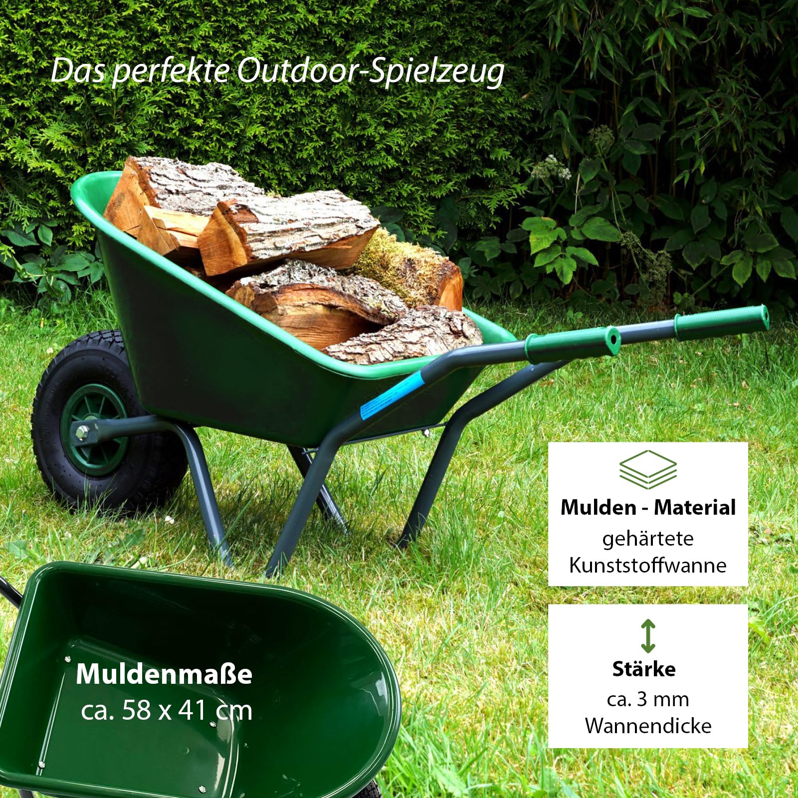 trutzholm-uni-kinderschubkarre-gr-n-40-kg-traglast image 5