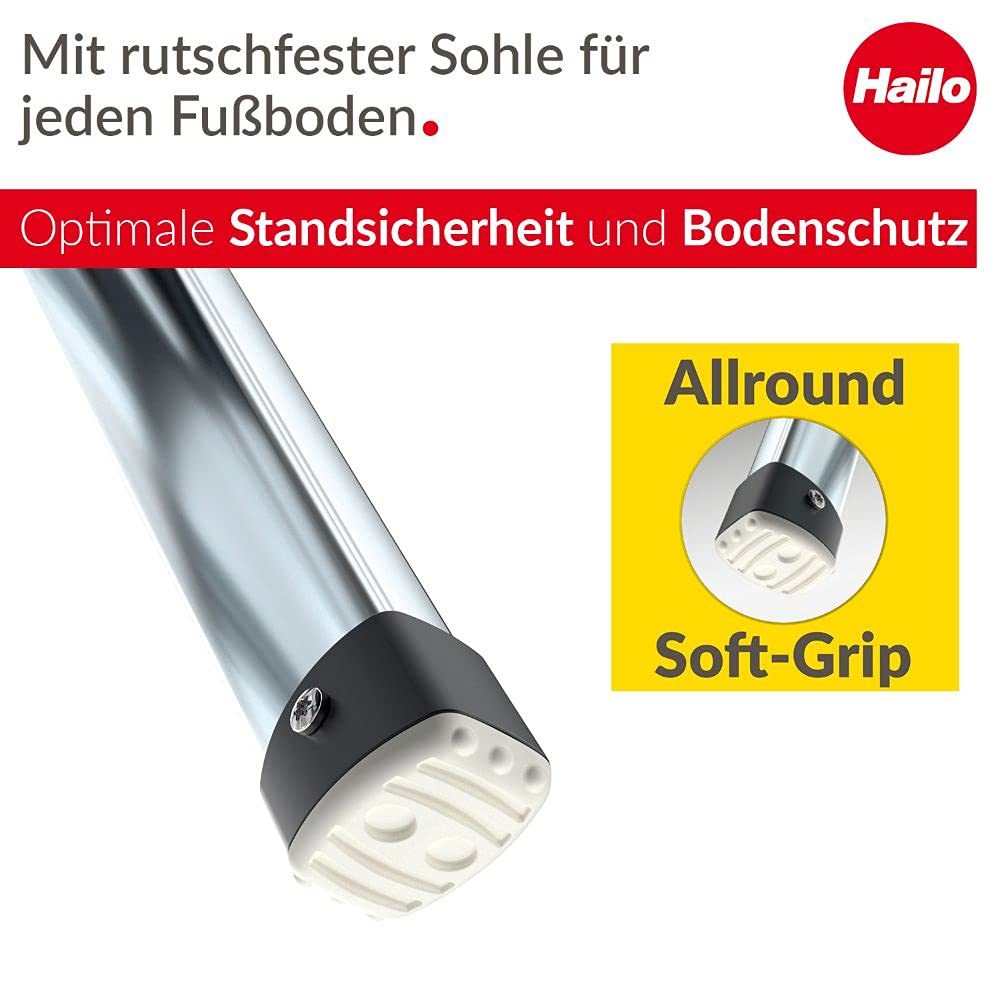 hailo-k100-topline-klapptritt-leiter-2-stufen-silber-150-kg image 4