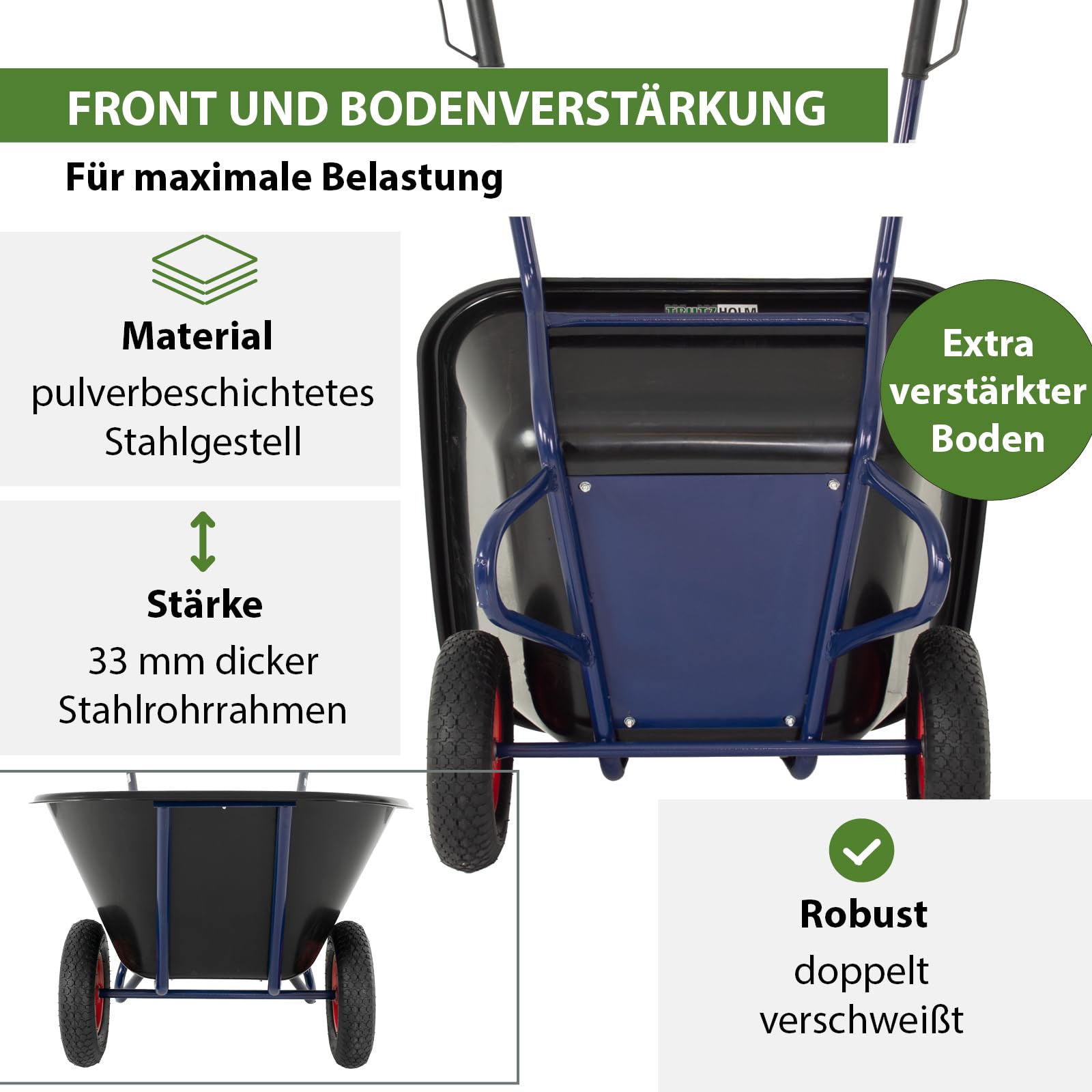 trutzholm-schubkarren-2-rad-schubkarre-290l-300kg image 6