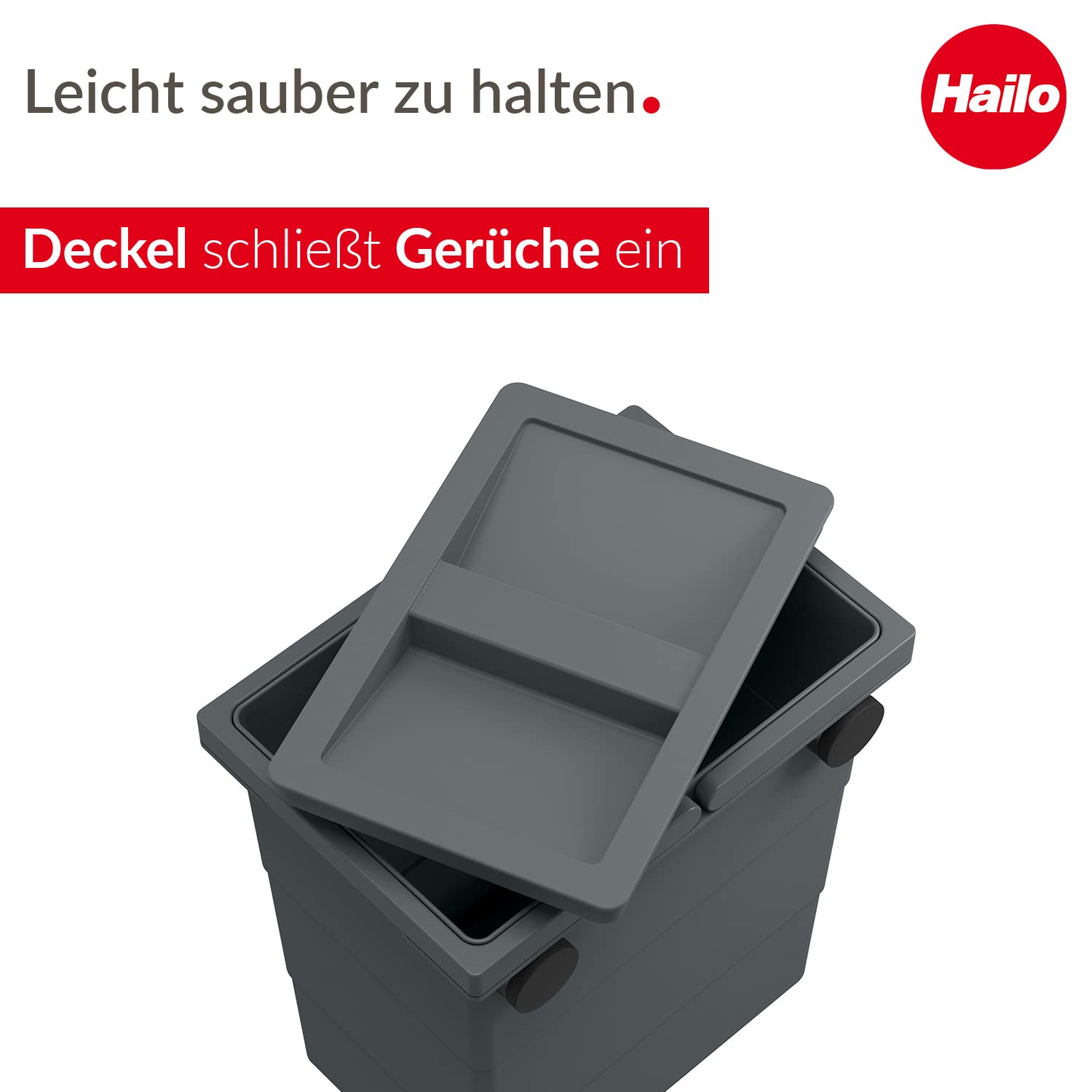 hailo-flexbox-s-m-lleimer-7-liter-mit-deckel-schwarz image 3