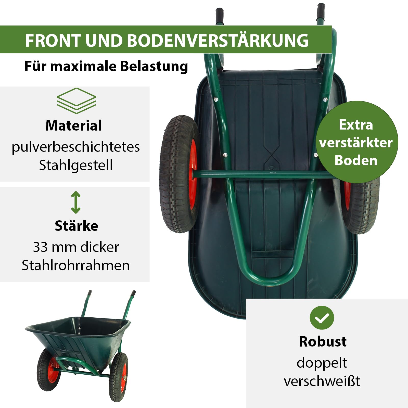 trutzholm-schubkarre-2-rad-100-l-160-kg-dunkelgr-n image 6