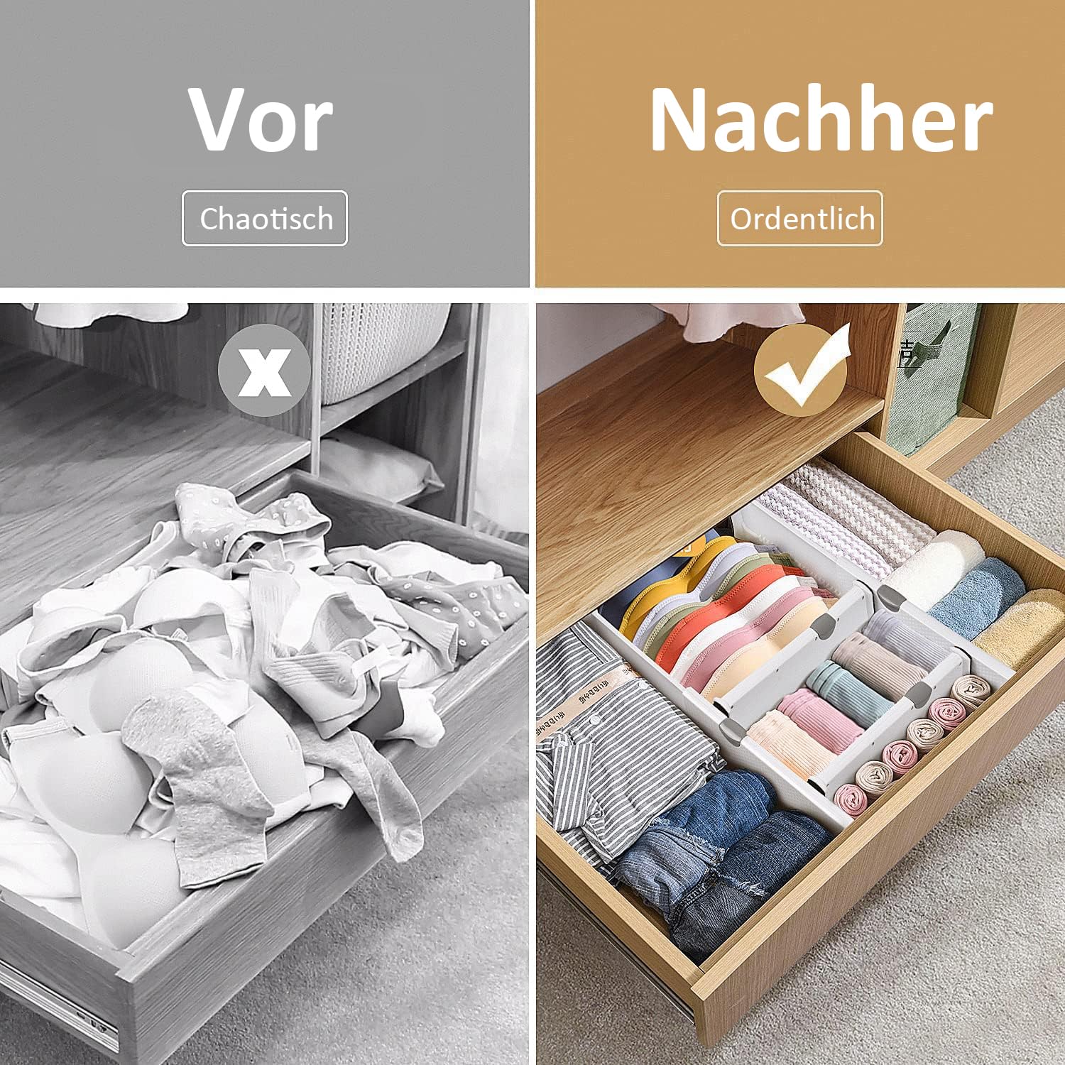 senenqu-schubladentrenner-verstellbar-33-55cm-4er-set-wei image 3