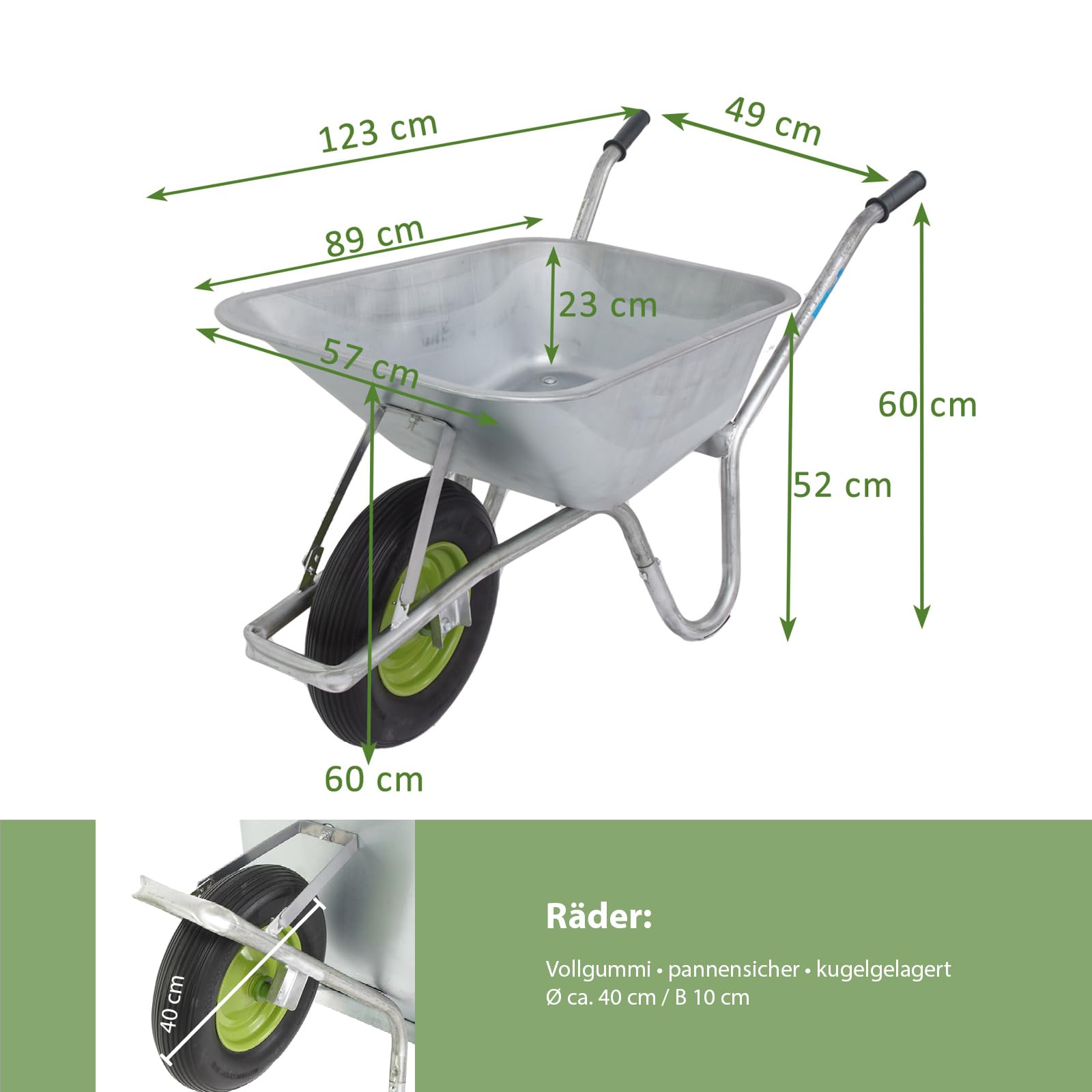 trutzholm-schubkarren-profi-100l-vollgummirad-250-kg image 2