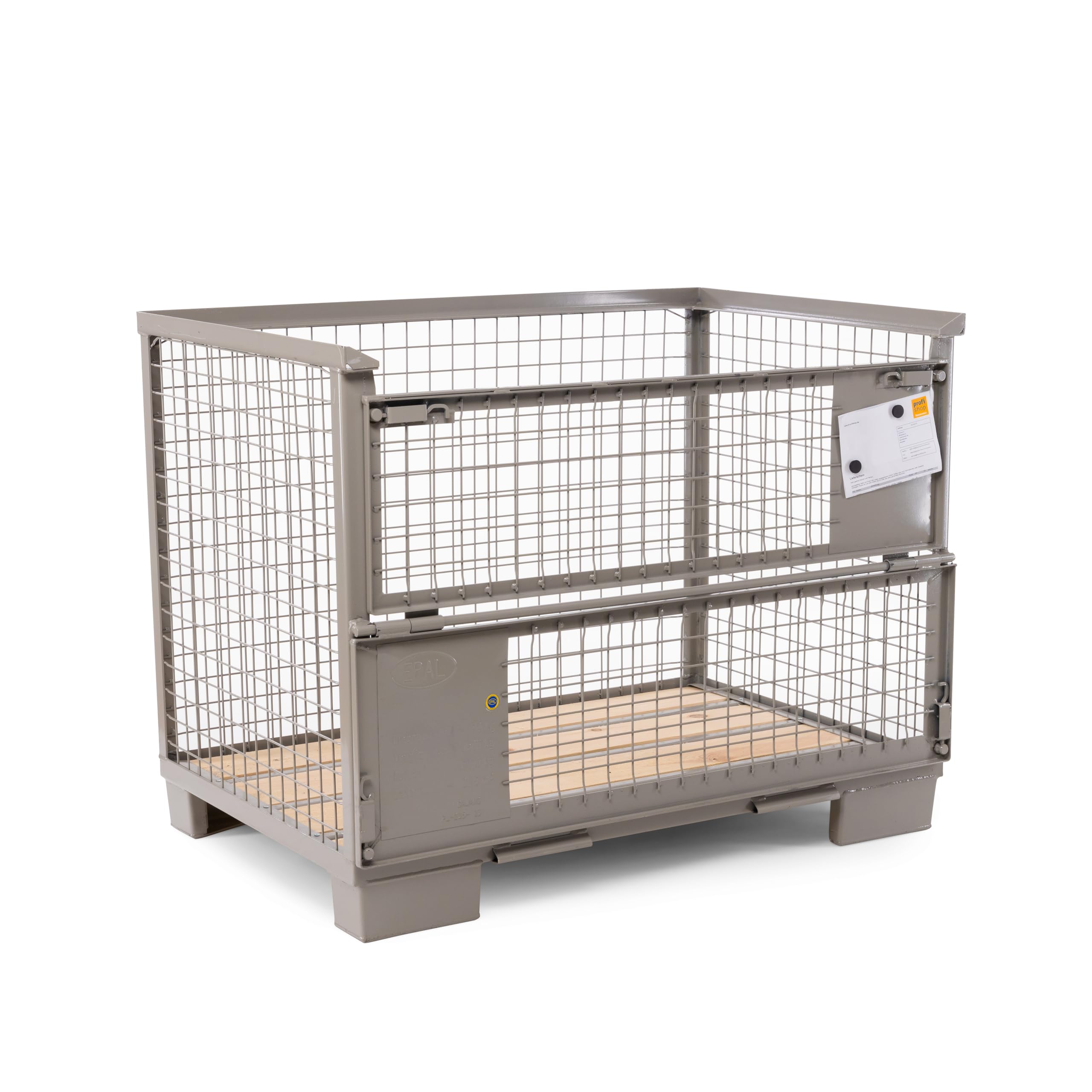 hemmdal-euro-gitterbox-doppelklappe-1-5t-stapelbar-stahl image 8