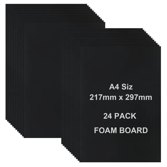 senenqu-schaumstoffplatten-a4-schwarz-5mm-24-st-ck image 1