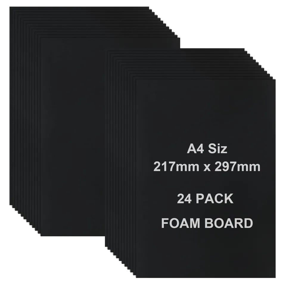 senenqu-schaumstoffplatten-a4-schwarz-5mm-24-st-ck image 1