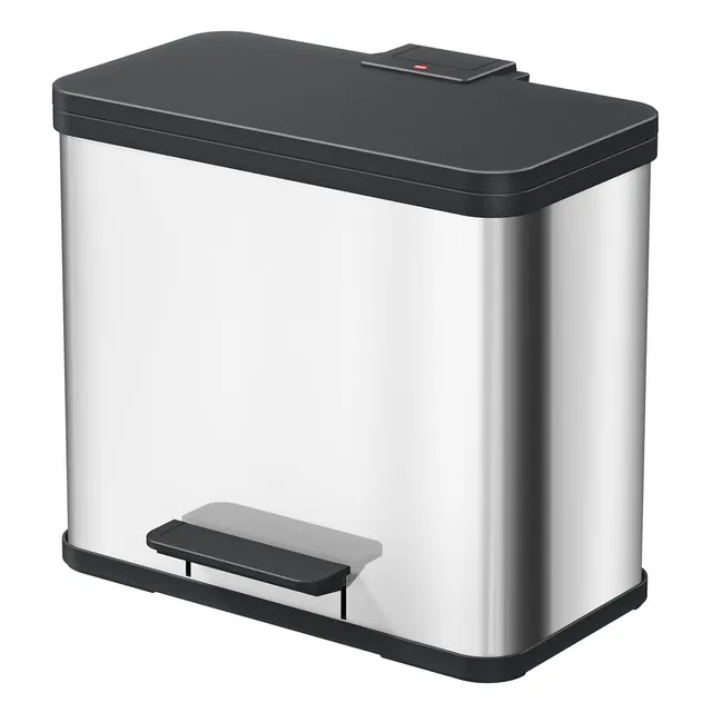 hailo-ko-duo-plus-l-m-lleimer-edelstahl-silber-26l-soft-close image 1