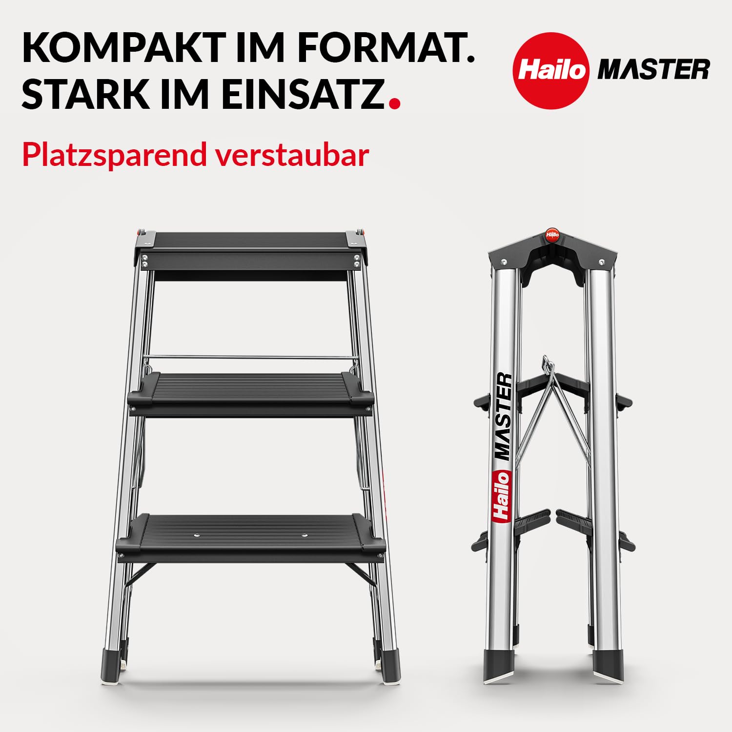 hailo-master-d70-trittleiter-2x3-alu-silber image 5