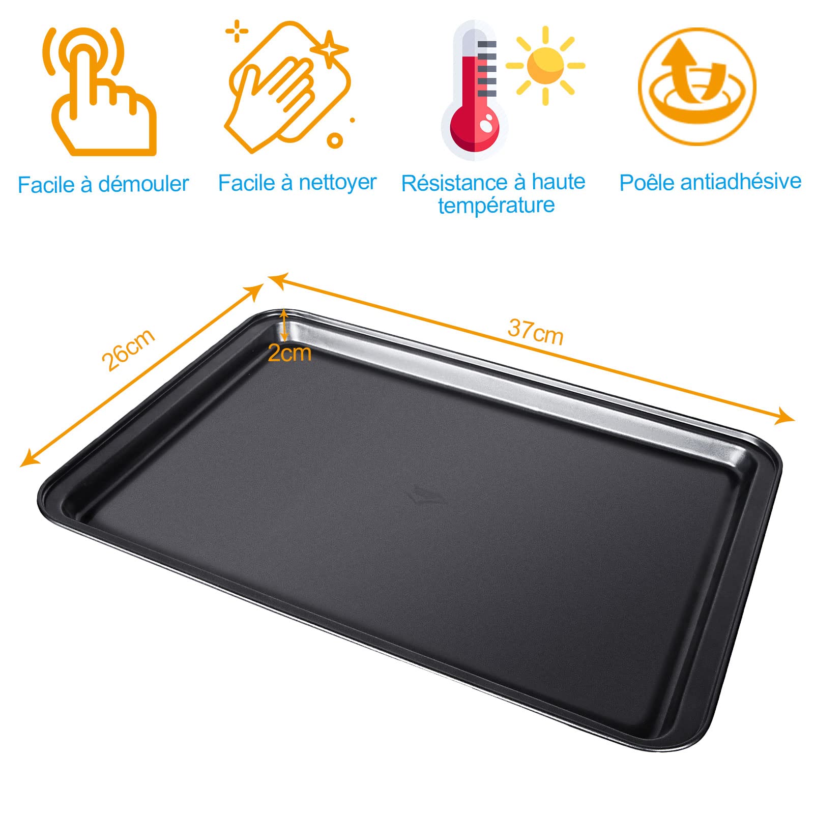 backblech-karbonstahl-antihaft-37x26cm-4er-set-schwarz image 2
