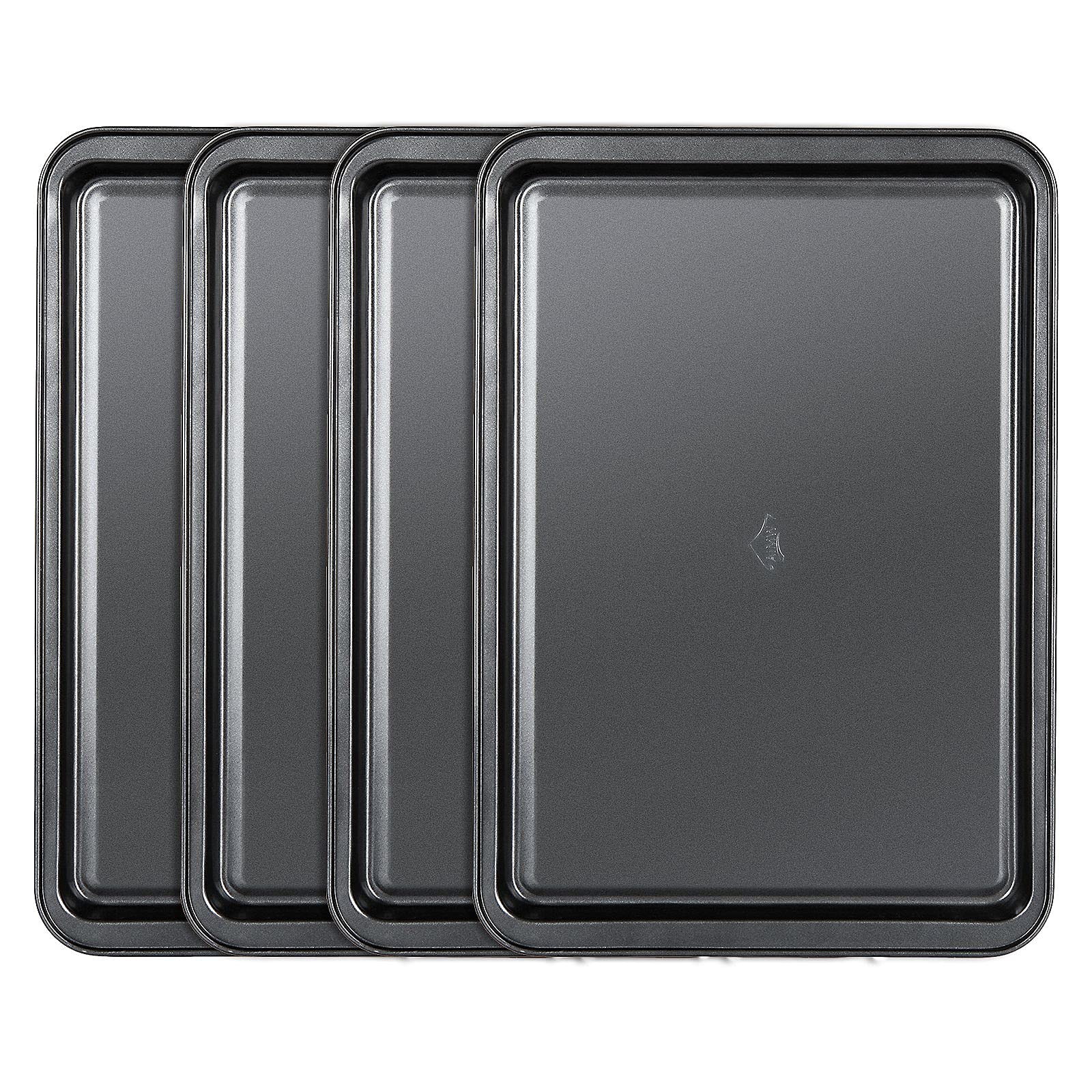 backblech-karbonstahl-antihaft-37x26cm-4er-set-schwarz image 1