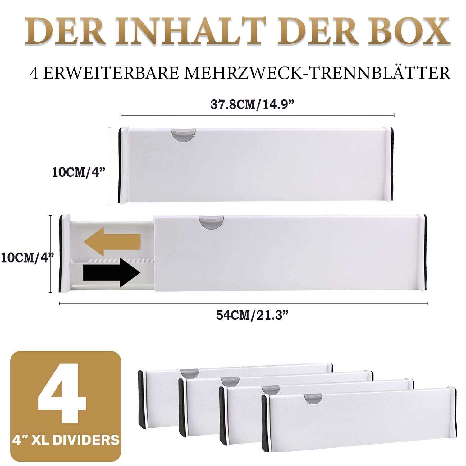 senenqu-schubladentrenner-verstellbar-wei-4er-set-37-8-54-cm-hoch image 2
