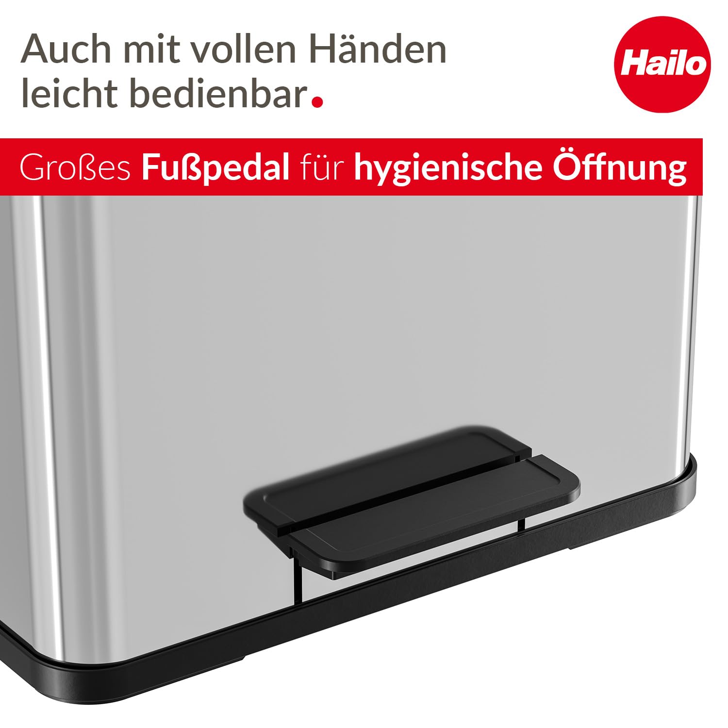 hailo-ko-duo-plus-l-m-lleimer-edelstahl-silber-26l-soft-close image 4