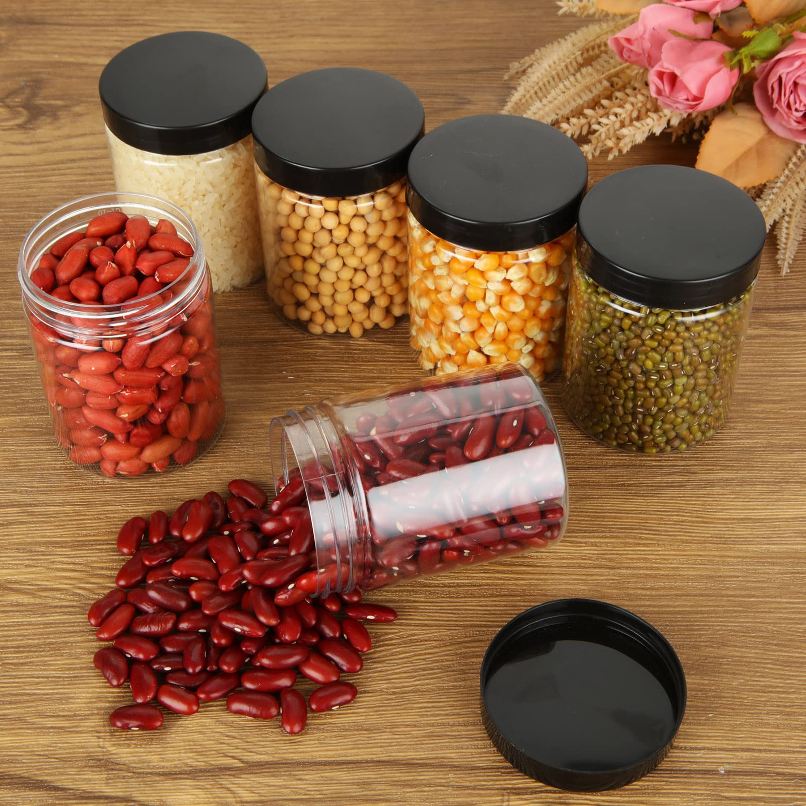 senenqu-vorratsdosen-250ml-24er-set-transparent-luftdicht image 8