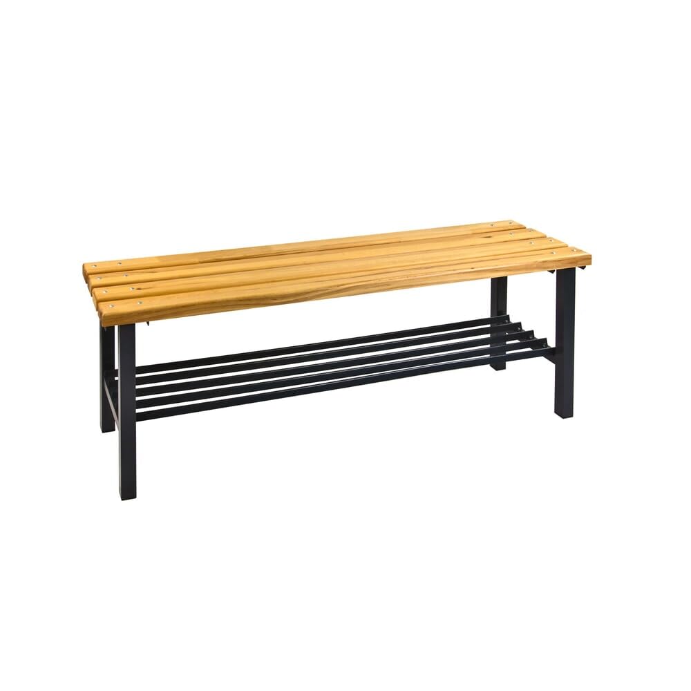hemmdal-werkb-nke-umkleidesitzbank-200-cm-mit-schuhrost image 5