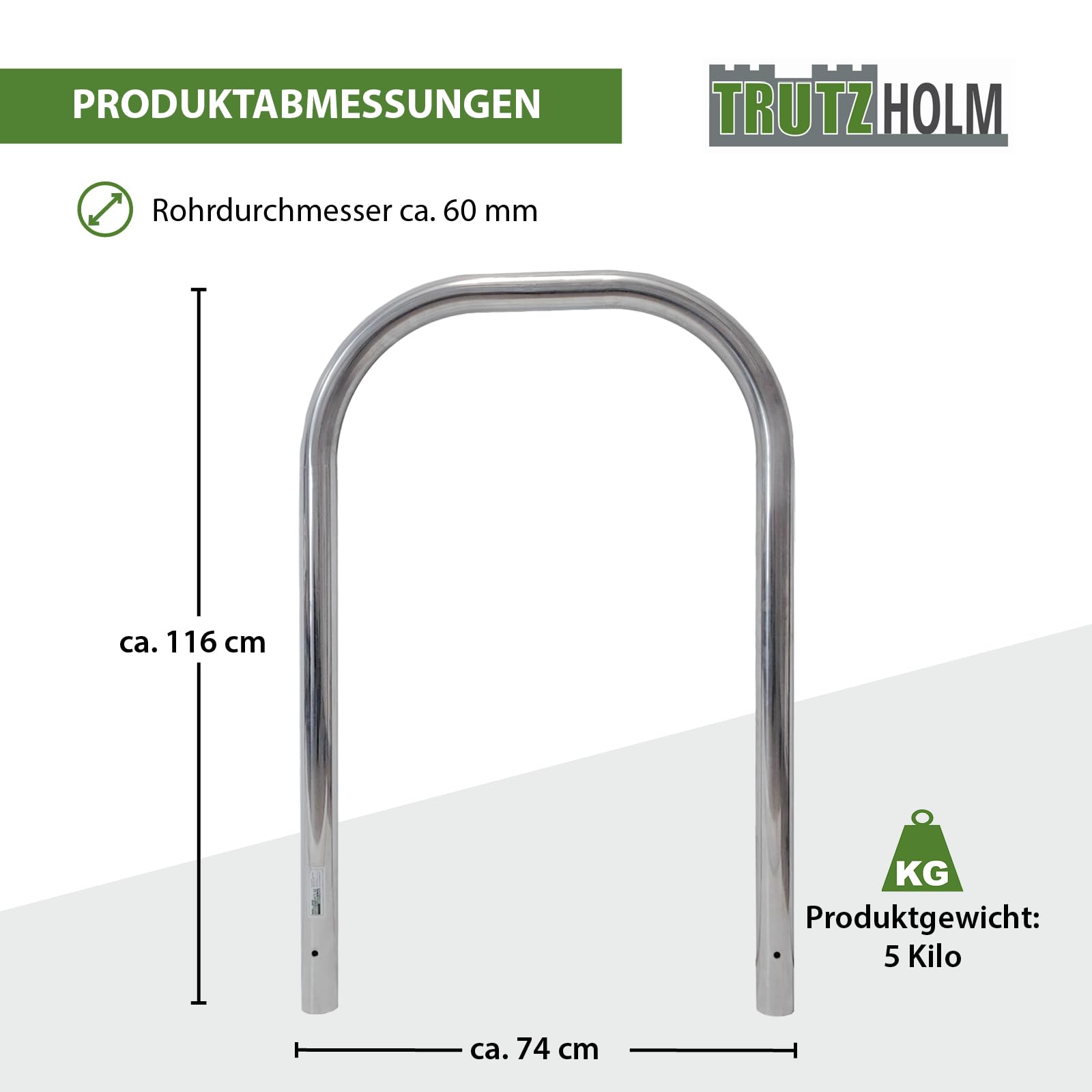 trutzholm-fahrradanlehnb-gel-edelstahl-fahrradst-nder-116x74-einbetonieren image 3