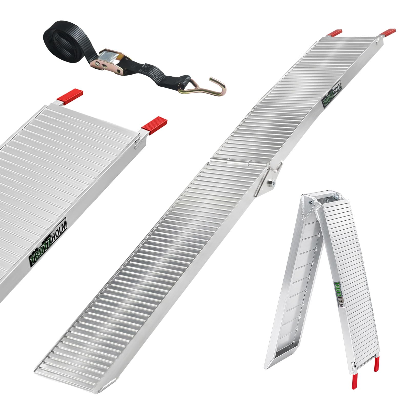 trutzholm-auffahrrampe-205-cm-alu-rampe-klappbar-340-kg-grau image 1