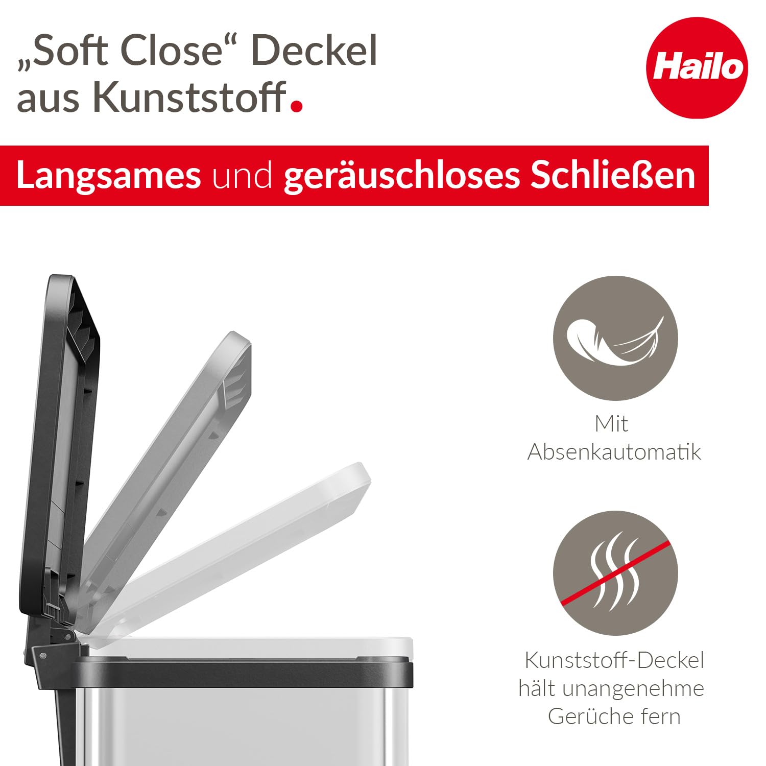 hailo-ko-duo-plus-l-m-lleimer-edelstahl-silber-26l-soft-close image 2