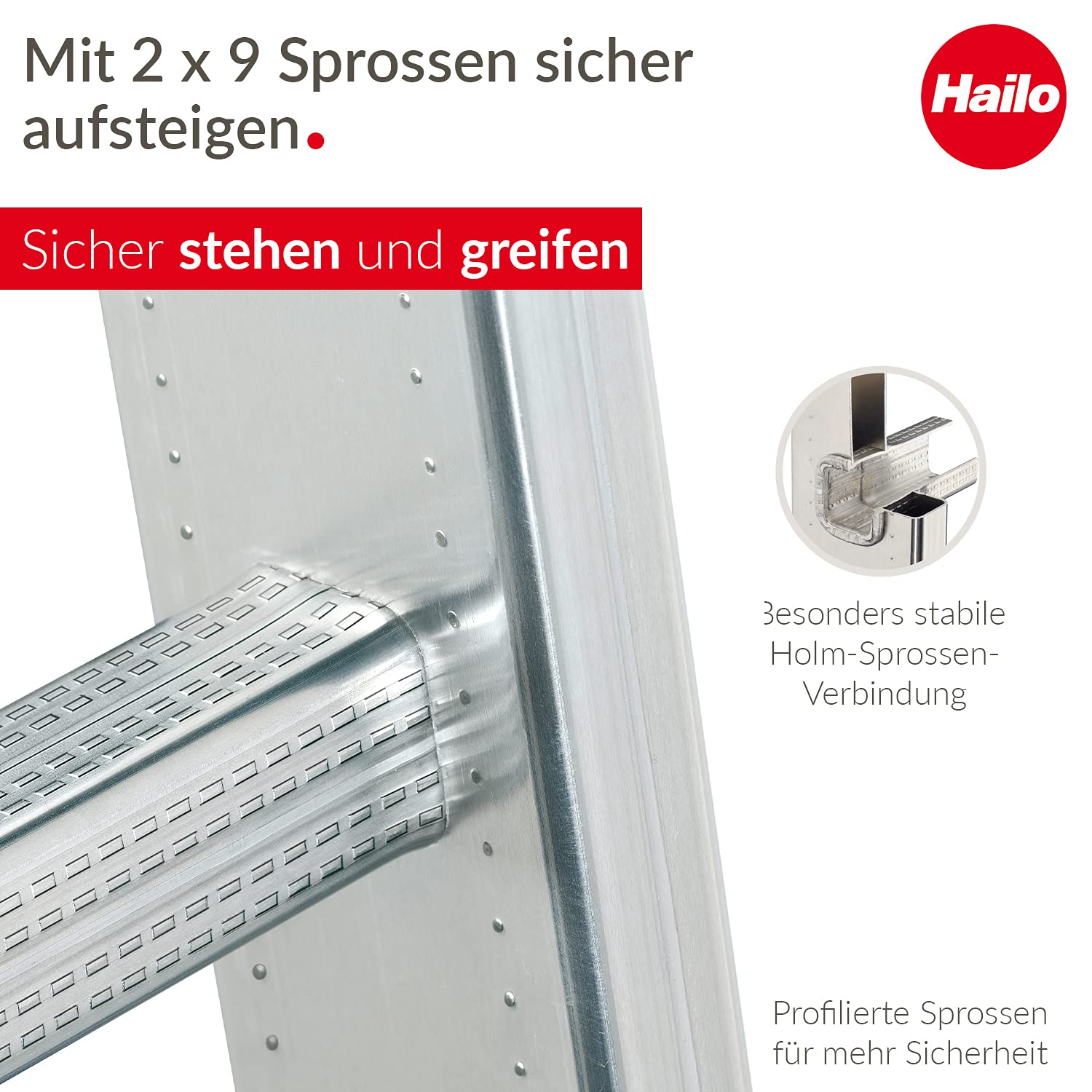 hailo-s80-profistep-duo-schiebeleiter-2x9-sprossen-alu-150-kg image 3