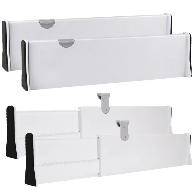 senenqu-schubladentrenner-verstellbar-wei-4er-set-10-cm-hoch image 1
