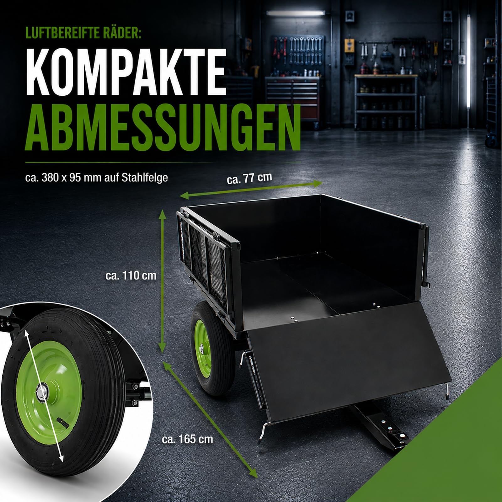 trutzholm-anh-nger-rasentraktor-kippanh-nger-300-kg-512-l image 2