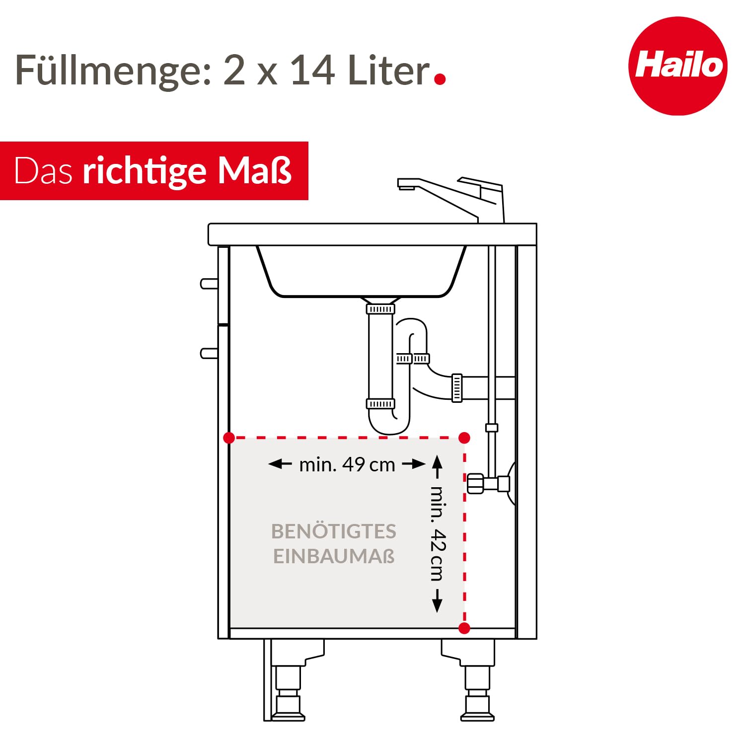 hailo-ecoline-design-duo-l-einbaum-lleimer-2x14-l image 7