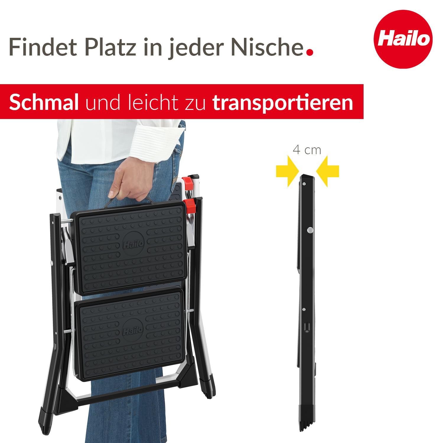 hailo-leitern-mk61-trittleiter-2-stufen-schwarz-150-kg image 4