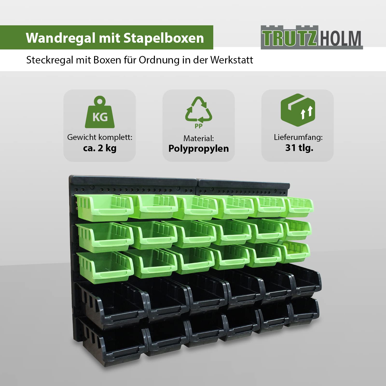 trutzholm-werkstattausstattung-stapelboxen-32tlg-gr-n-lochwand image 2