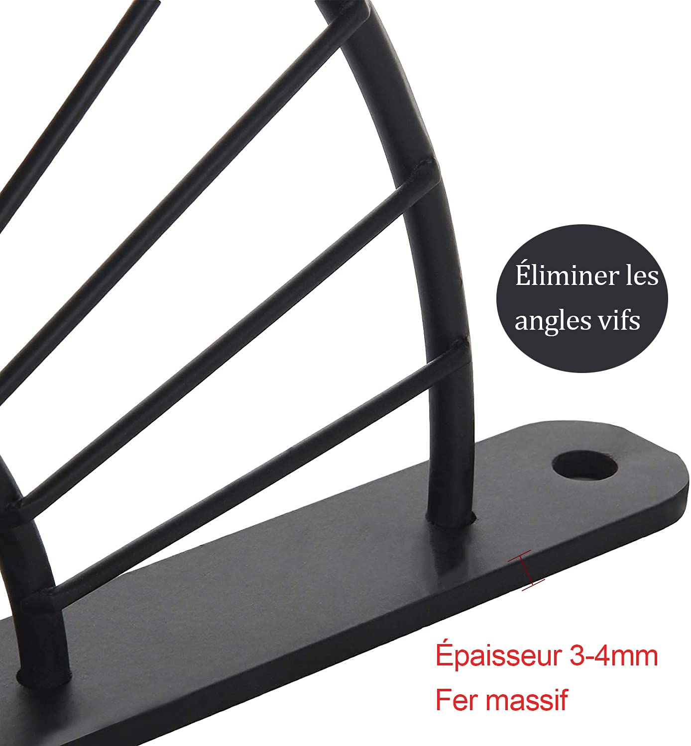 senenqu-regalhalterung-4er-set-schwarz-15cm-metall-50kg image 3
