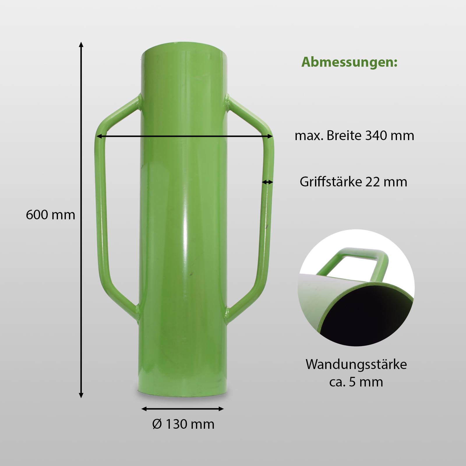 trutzholm-handramme-pfahlramme-9x9-cm-15-kg-gr-n-stahl image 3