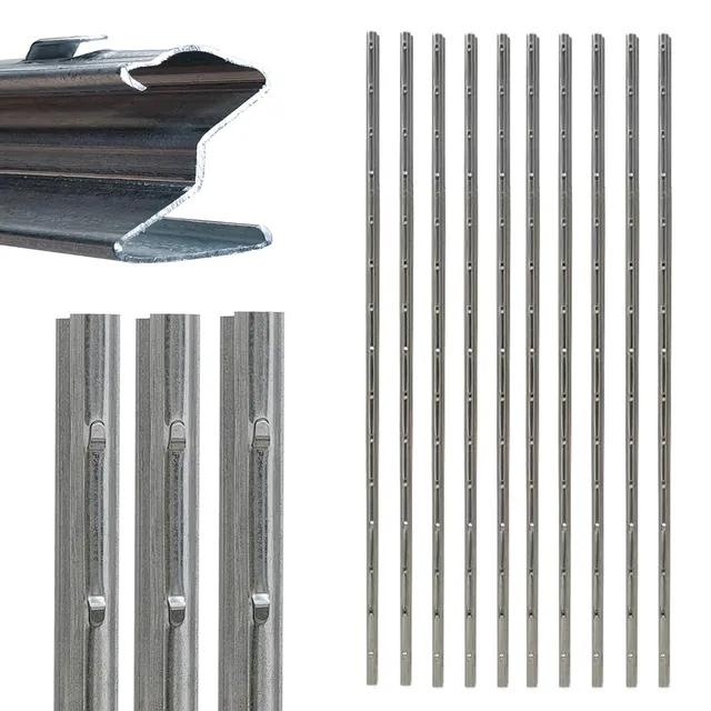 trutzholm-zaunbau-z-profil-zaunpfosten-250cm-10er-set image 1