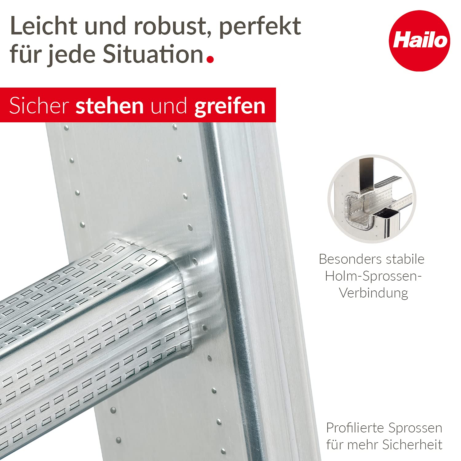 hailo-s60-profistep-uno-anlegeleiter-1x15-alu-150-kg image 3