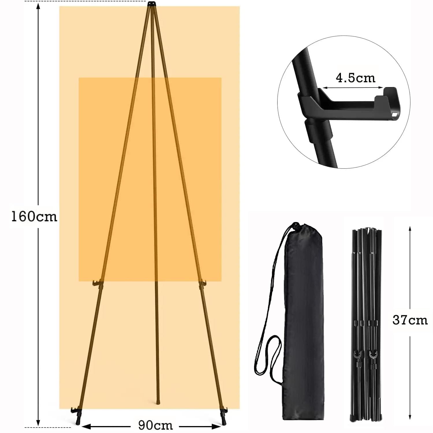 senenqu-staffelei-160-cm-metall-schwarz-faltbar-2-st-ck image 2