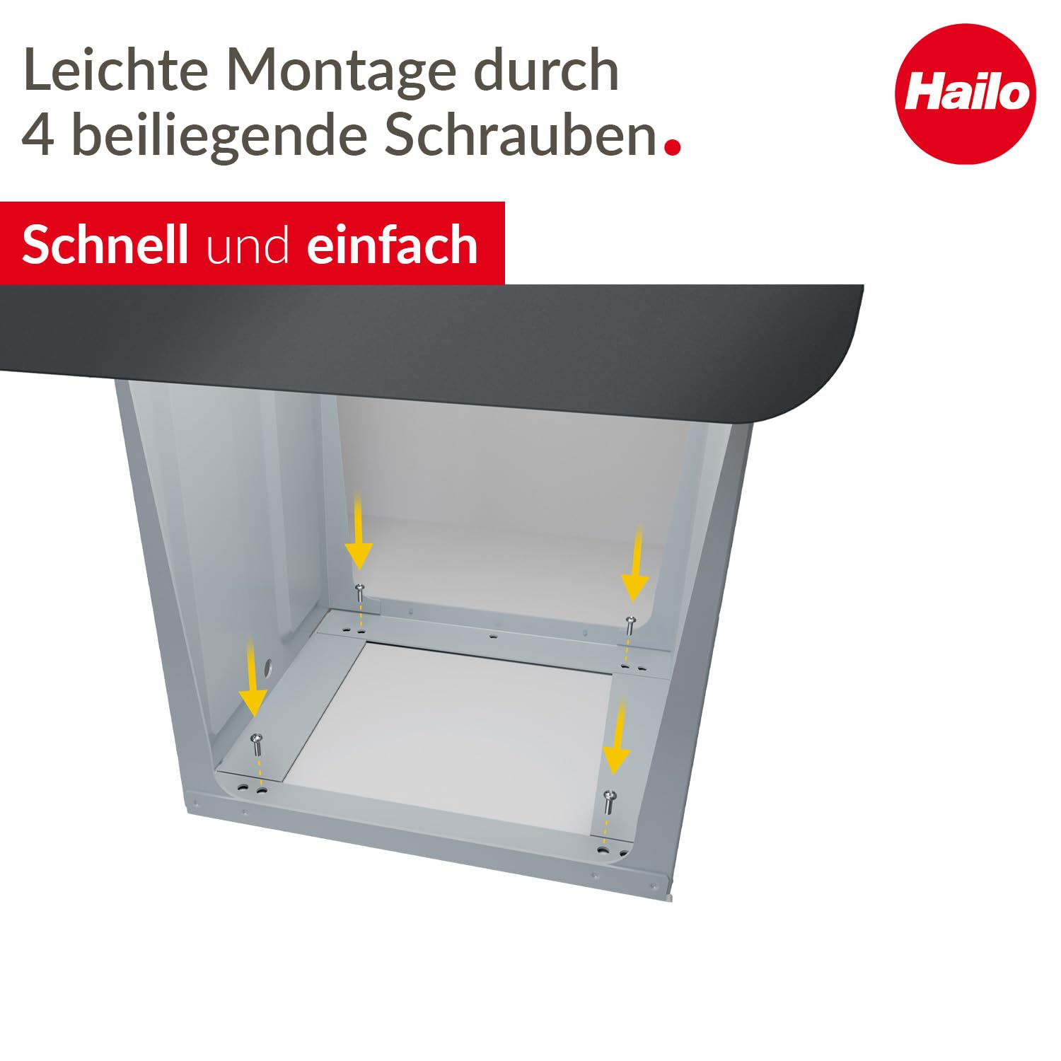 hailo-ecoline-design-trio-l-m-lleimer-einbau-3x10-l-schwarz image 5
